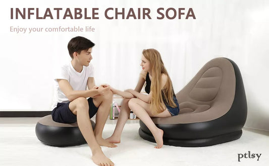 Sillon Inflable Portatil Con Reposapies®