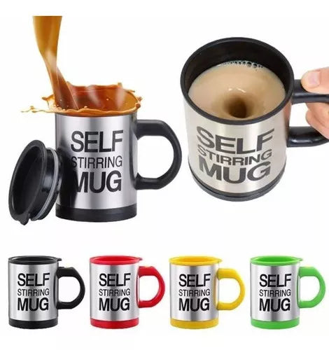 Taza Automática Termo Café Agitador Mezcladora Bebidas+tapa.